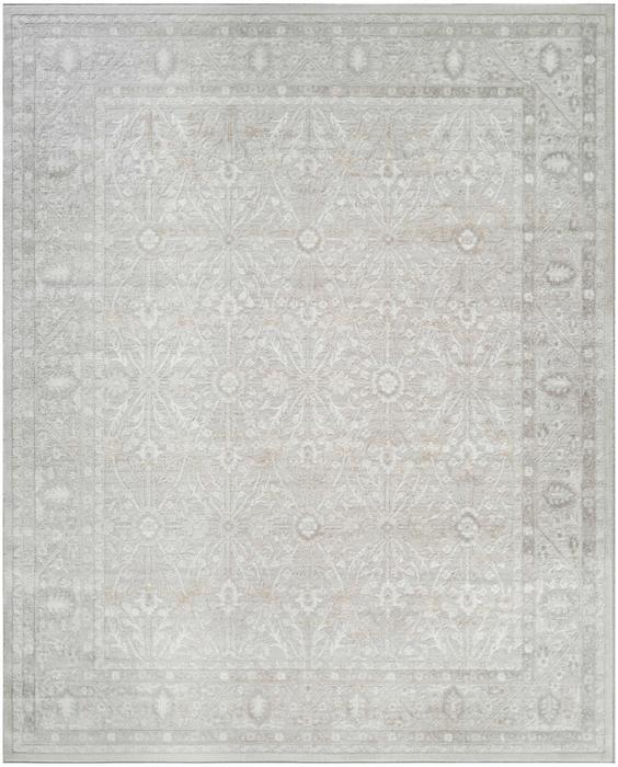 Nourison Dekor Grey Indoor Only Persian Rug DEK03