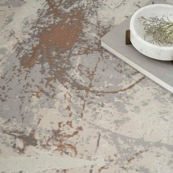 Nourison Desire Abstract Beige/Grey Rug DSR04 Home