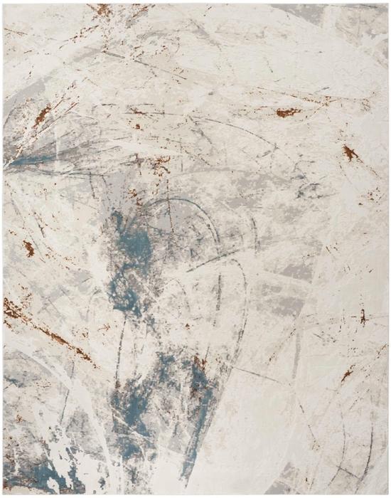 Nourison Desire Abstract Blue/Grey Rug DSR04 Home