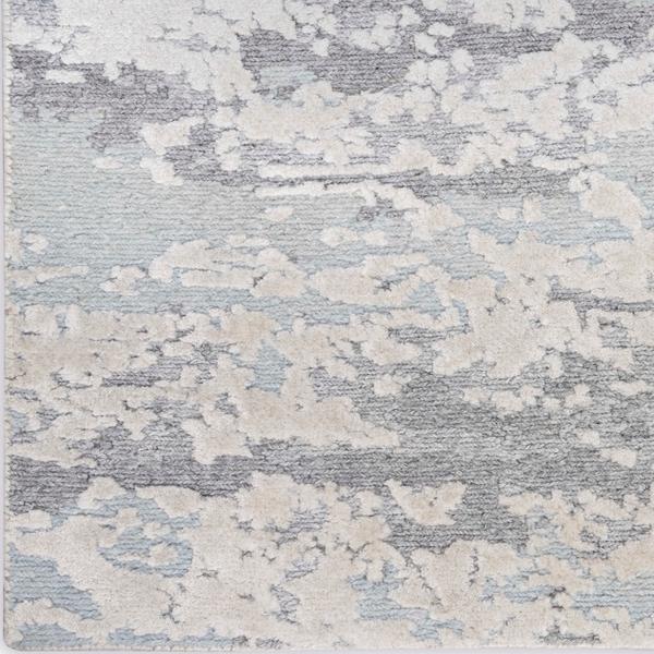 nourison Divine Abstract Aqua Blue Rug DIV11 Home