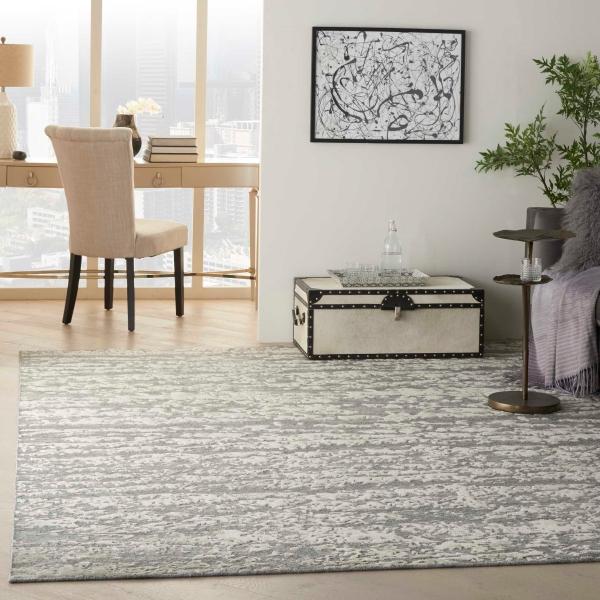 Nourison Divine Abstract Beige/Grey Rug DIV09 Home