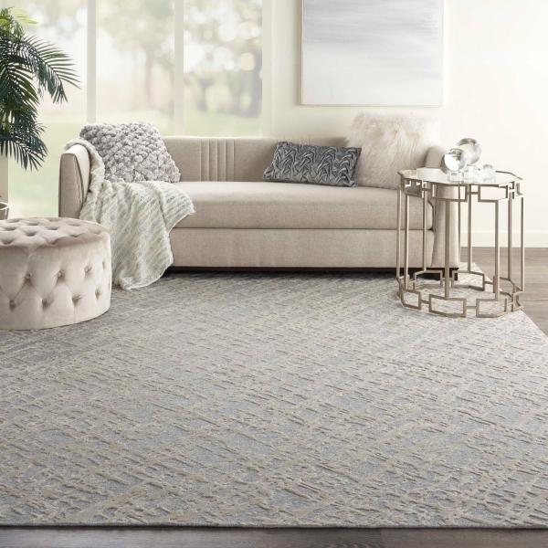 Nourison Divine Abstract Beige/Grey Rug DIV10 Home