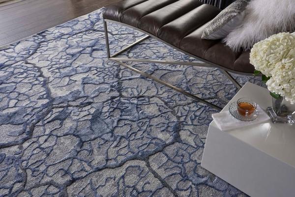 Nourison Divine Abstract Blue Rug DIV02 Home