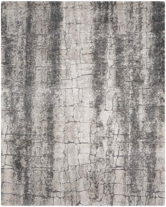 Nourison Dreamy Shag Abstract Grey Rug DRS01 Home