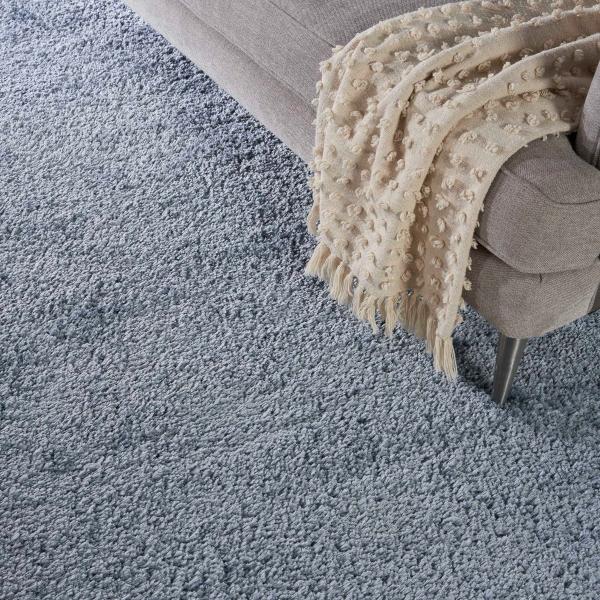 Nourison Dreamy Shag Light Blue Rug DRS05 Home