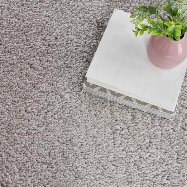 Nourison Dreamy Shag Silver Grey Rug DRS05 Home