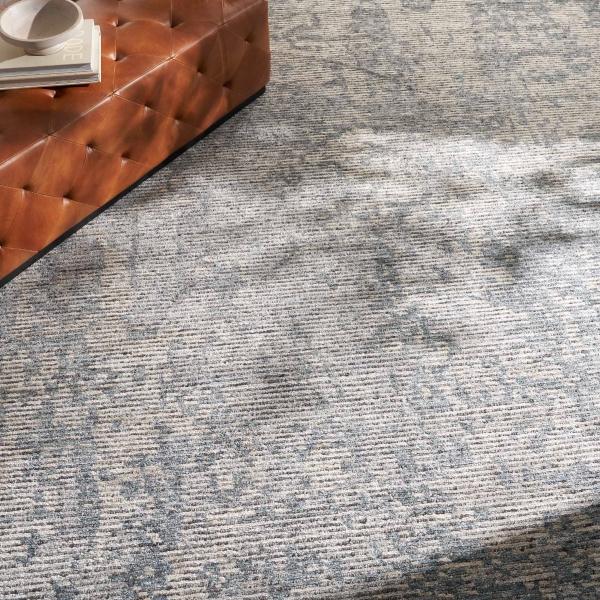 Nourison Ellora Abstract Blue/Grey Rug ELL04 Home