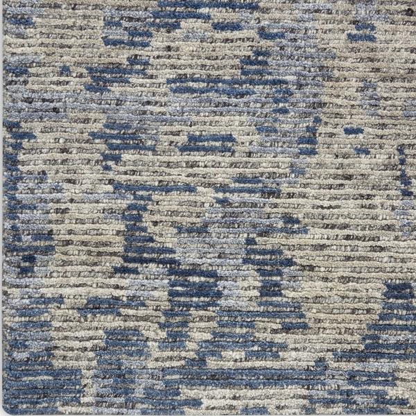 nourison Ellora Abstract Blue/Grey Rug ELL04 Home
