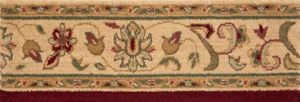 nourison ESTATE 2 SAGAMORE SAGM2 BORDEAUX BORDER
