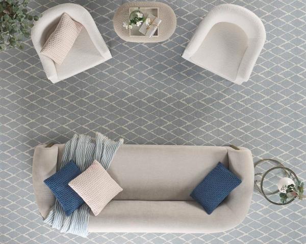 Nourison GLENDALE TRELLIS GLTRL SKY