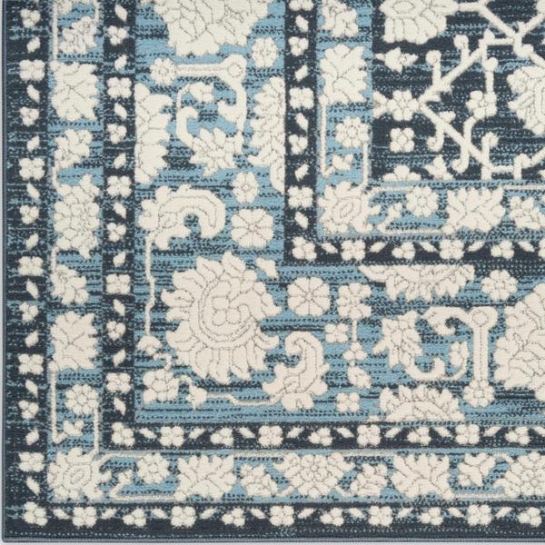 nourison Grace Blue Indoor only Persian Rug GCE01