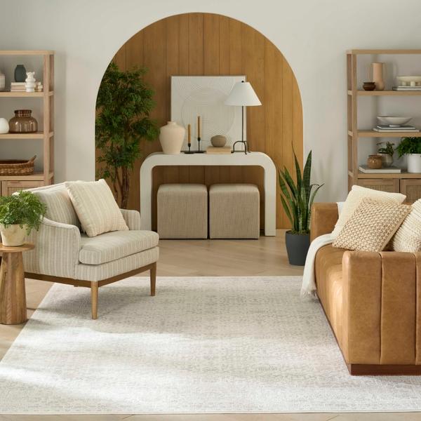 Nourison Grace Grey Indoor Only Persian Rug GCE01