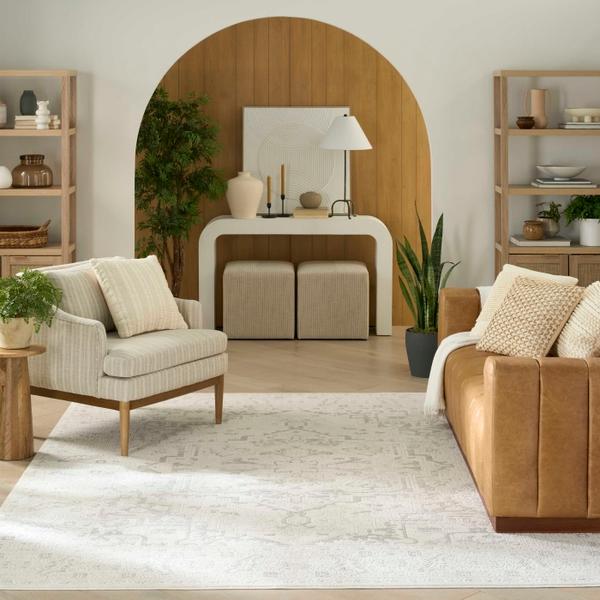 Nourison Grace Grey Indoor Only Persian Rug GCE02