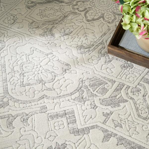 Nourison Grace Grey Indoor Only Persian Rug GCE02