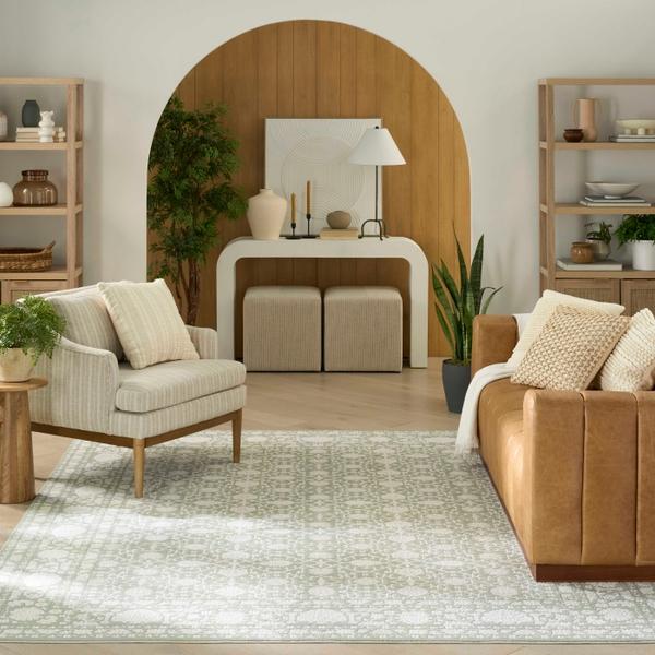 Nourison Grace Sage Indoor Only Persian Rug GCE01