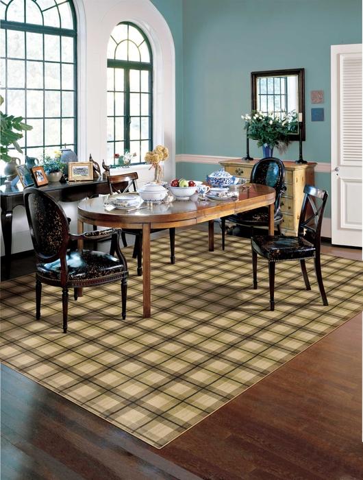 Nourison GRAND TARTAN PT48 BEIGE BROADLOOM CARPET