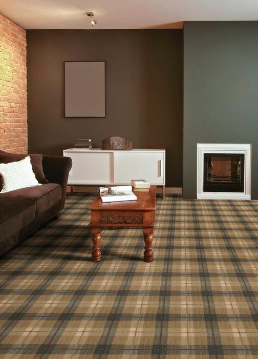 Nourison GRAND TARTAN PT48 OLIVE BROADLOOM CARPET