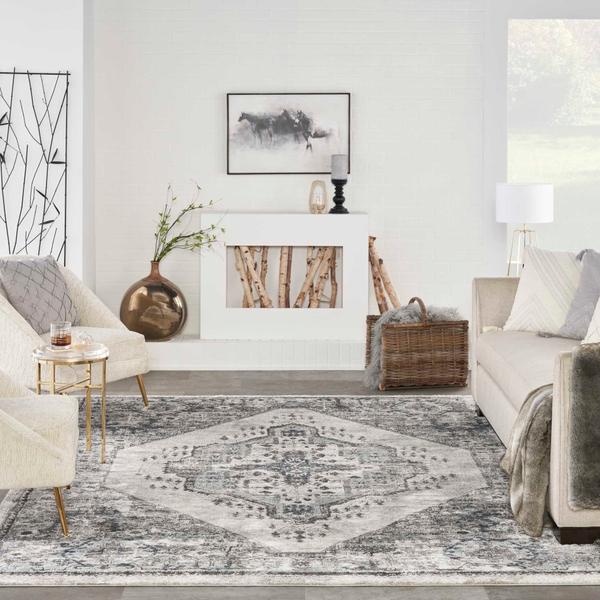 Nourison Nourison Home American Manor AMR02 Grey Area Rug
