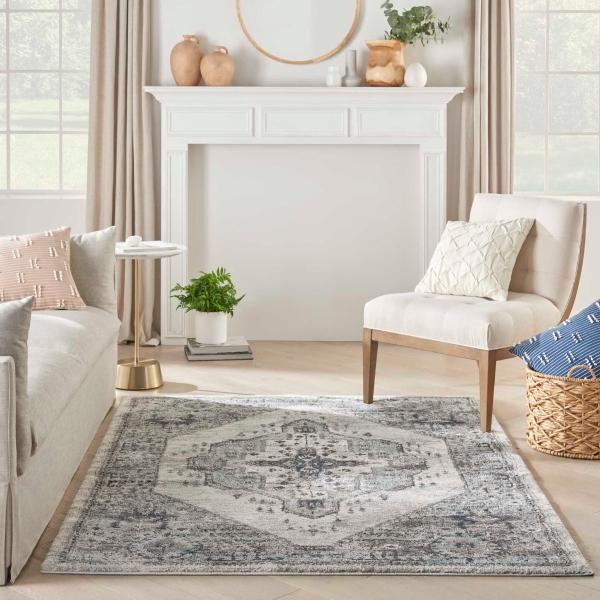 nourison Nourison Home American Manor AMR02 Grey Area Rug