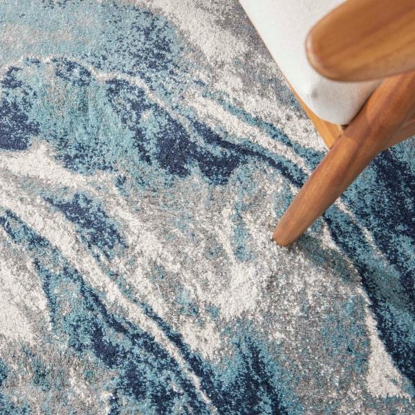 Nourison Nourison Home American Manor AMR03 Blue/Ivory Area Rug