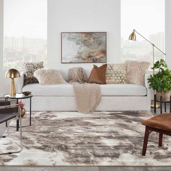 Nourison Nourison Home American Manor AMR03 Ivory/Mocha Area Rug
