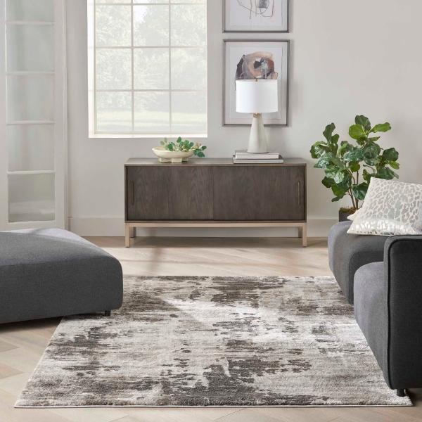 nourison Nourison Home American Manor AMR04 Ivory/Mocha Area Rug