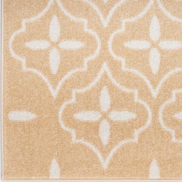 nourison Nourison Home Essentials Beige Ivory Indoor/Outdoor Moroccan Rug NRE04 Home