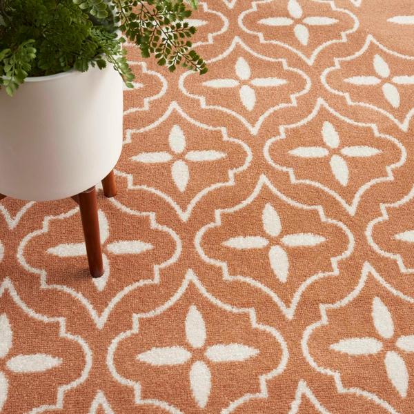 Nourison Nourison Home Essentials Copper Indoor/Outdoor Moroccan Rug NRE04 Home