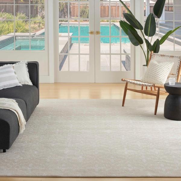 Nourison Nourison Home Essentials Ivory Beige Indoor/Outdoor Moroccan Rug NRE04 Home