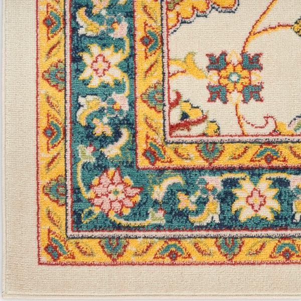 nourison Nourison Home Essentials Ivory Gold Indoor/Outdoor Persian Rug NRE05 Home