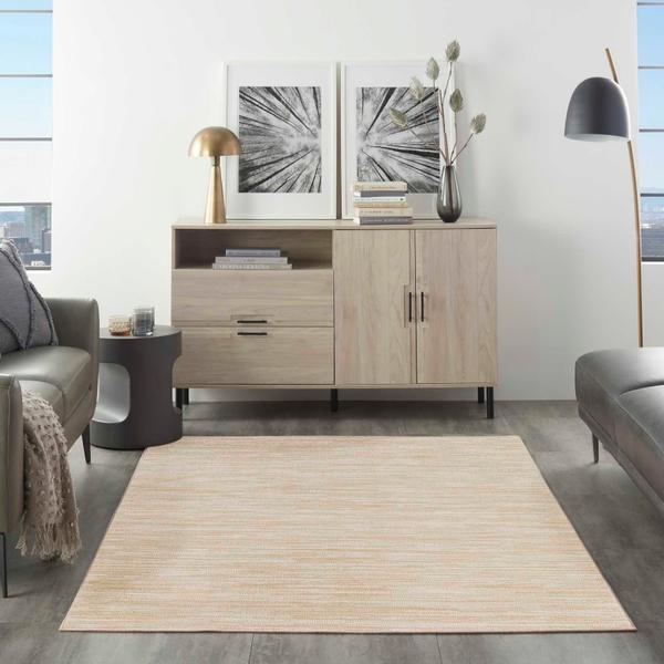 Nourison Nourison Home Essentials Ivory Gold Indoor/Outdoor Solid Rug NRE01 Home