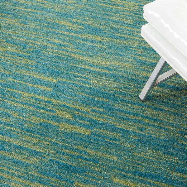 Nourison Nourison Home ESSENTIALS NRE01 BLUE GREEN AREA RUG