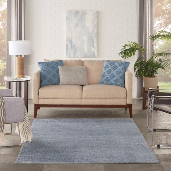 Nourison Nourison Home ESSENTIALS NRE01 BLUE/GREY AREA RUG