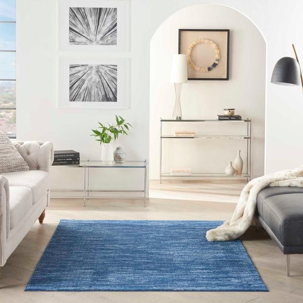 Nourison Nourison Home ESSENTIALS NRE01 NAVY BLUE AREA RUG
