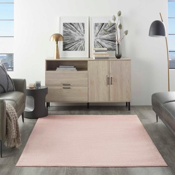 Nourison Nourison Home ESSENTIALS NRE01 PINK AREA RUG