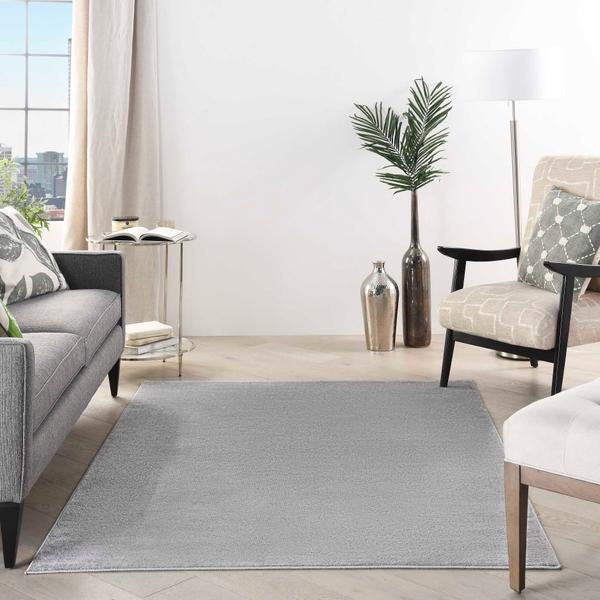 Nourison Nourison Home ESSENTIALS NRE01 SILVER GREY AREA RUG