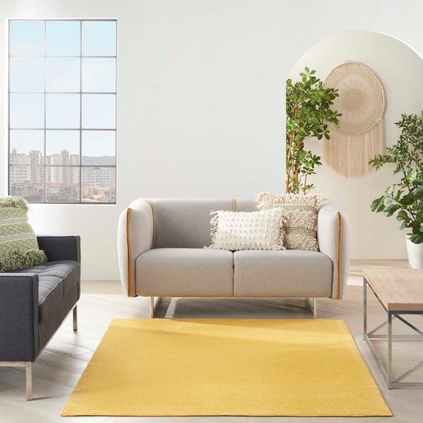 Nourison Nourison Home ESSENTIALS NRE01 YELLOW AREA RUG