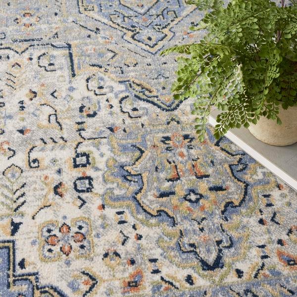 Nourison Nourison Home Essentials Persian Blue Indoor/Outdoor Persian Rug NRE07 Home