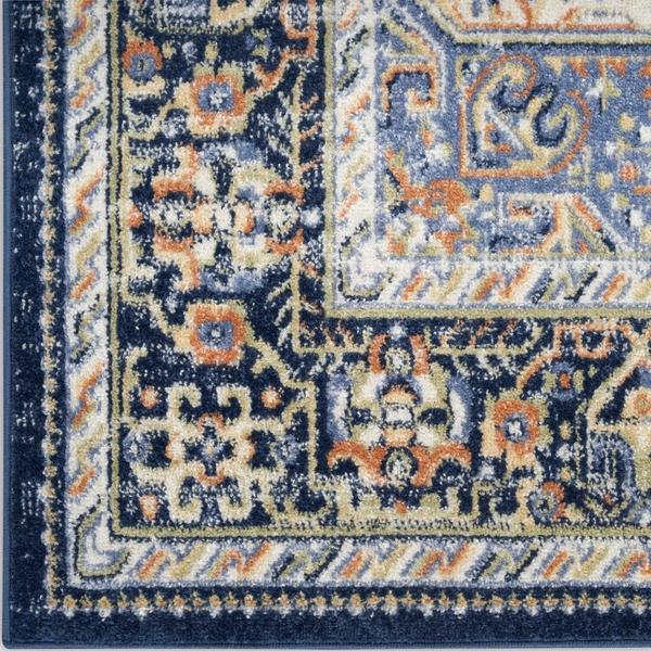 nourison Nourison Home Essentials Persian Navy Indoor/Outdoor Persian Rug NRE07 Home