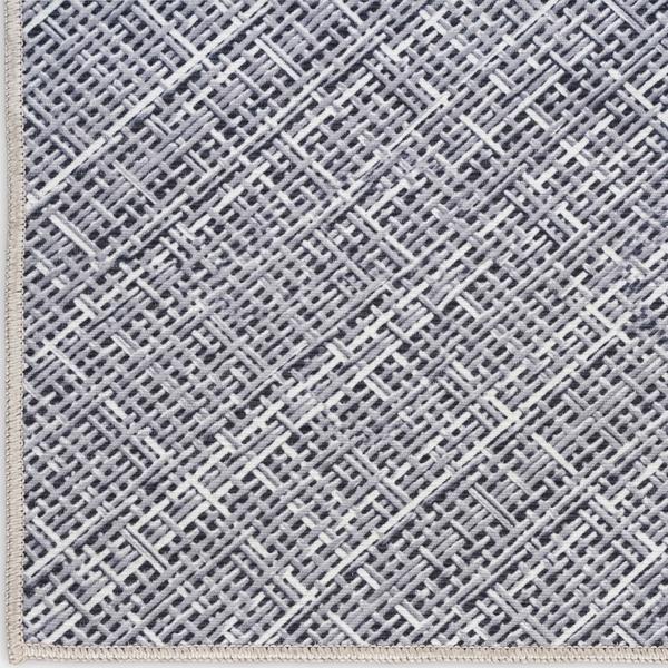 nourison Nourison Home Washables Grey Indoor only Abstract Rug NWB08 Home