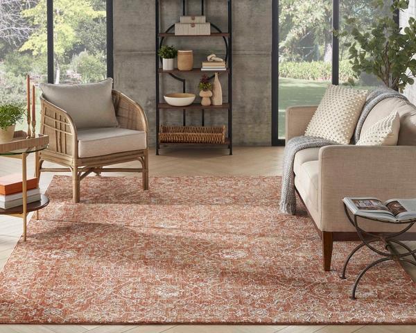 nourison INFINITE TRADITION IFT57 BRICK BROADLOOM