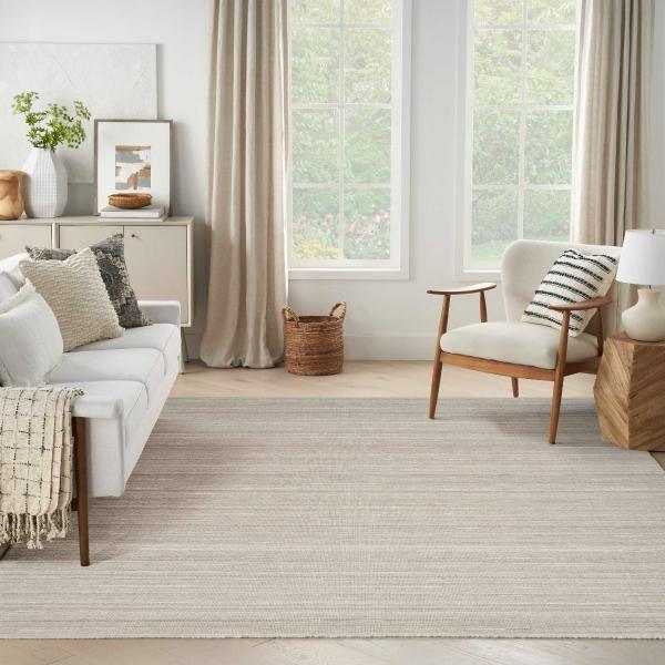 Nourison Interweave IWV01 Grey Rug