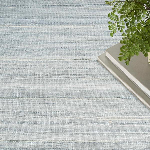 Nourison Interweave IWV01 Light Blue Area Rug