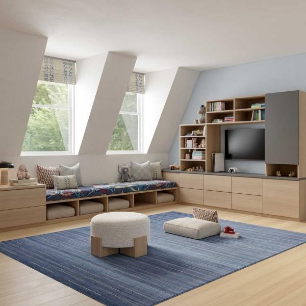 nourison Interweave IWV01 Navy Rug