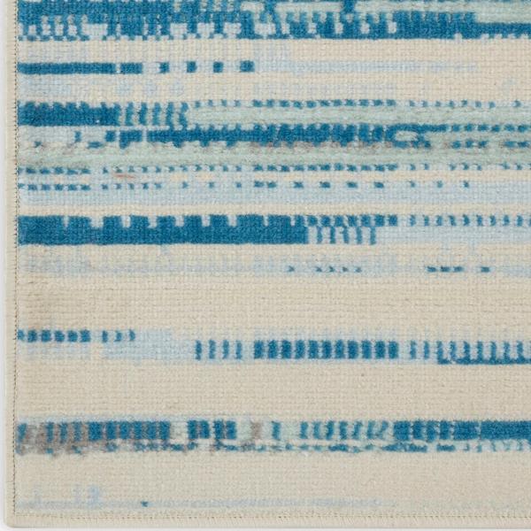 nourison Jubilant Abstract Blue Rug JUB04 Home