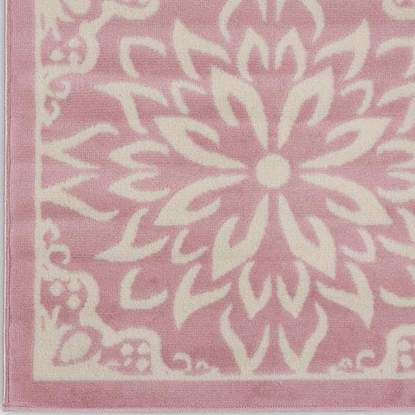 nourison Jubilant Floral Pink Rug JUB06 Home