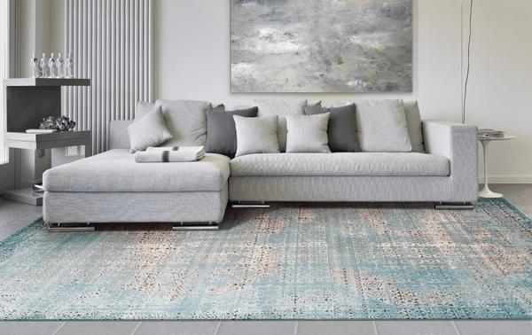 Nourison KARMA KRM01 BLUE AREA RUG
