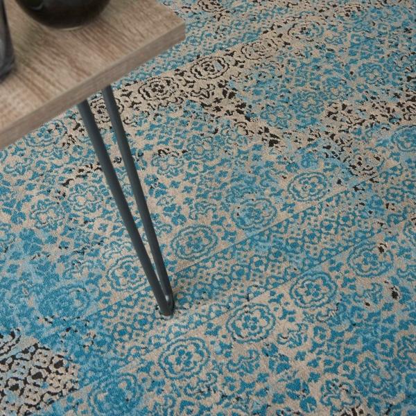 Nourison KARMA KRM01 BLUE AREA RUG