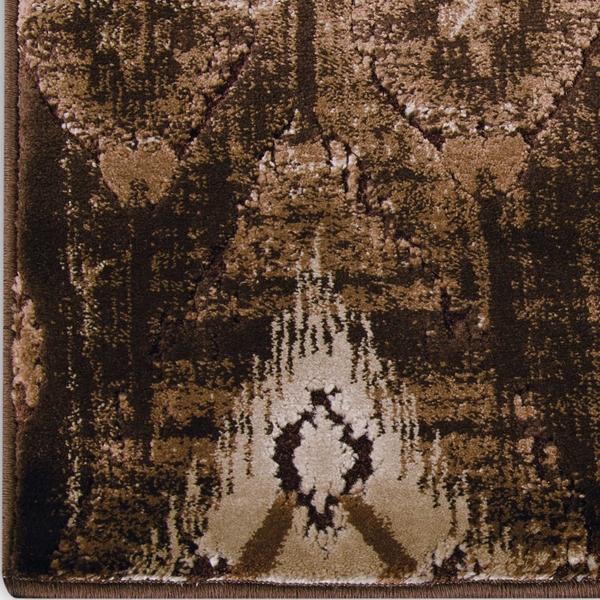 nourison KARMA KRM02 CHOCOLATE AREA RUG