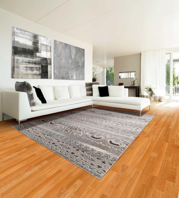 Nourison KARMA KRM03 STONE AREA RUG